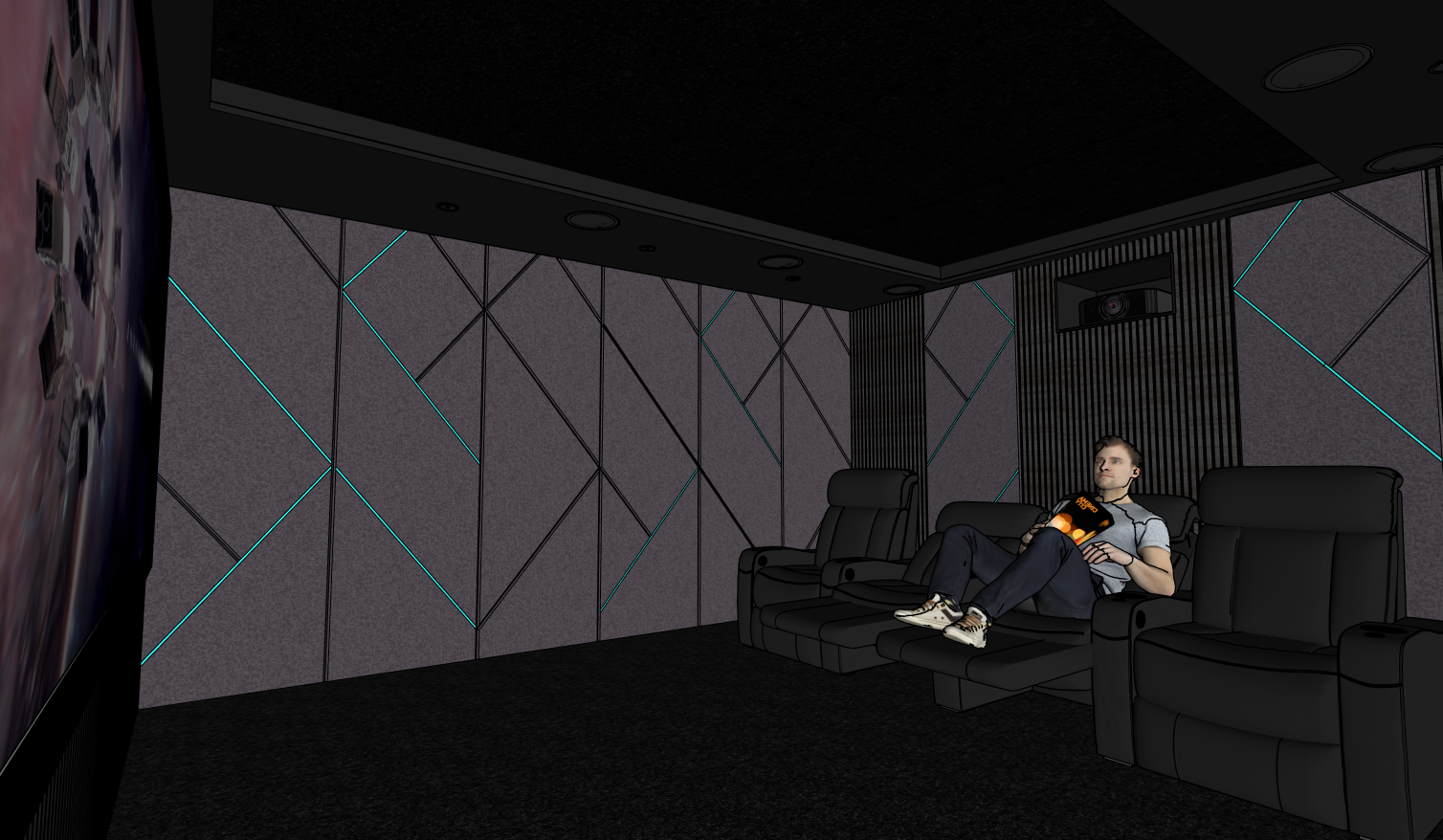 The room before the Starz fit-out
